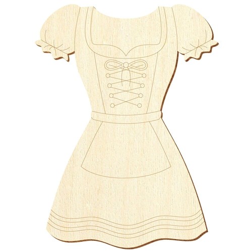 Holz dirndl deko - dirndl,