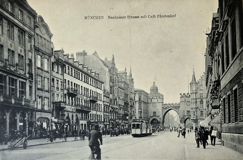 München neuhauser straße - ak,