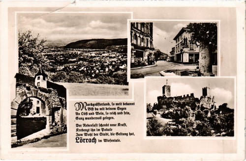 Cpa lorrach souvenir - cpa,