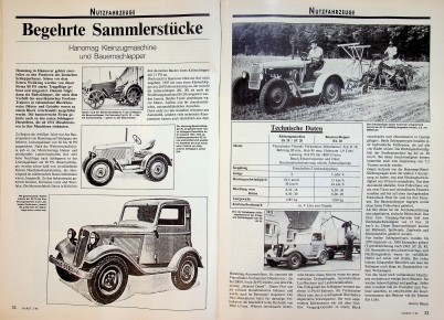 Oldtimer markt 1359 hanomag - 1359),