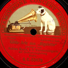 SELMA KURZ -SOPRAN- "Rigoletto" Gilda-Arie, 1-seitige Schellackplatte    S1870