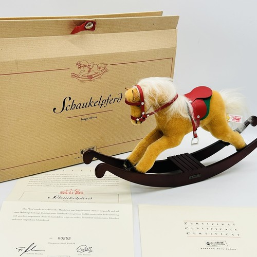 Steiff 037849 schaukelpferd - steiff,