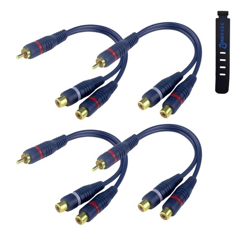 Cinch kabel adapter 15cm 4er - cinch, y