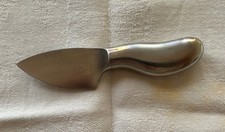 Hugo Pott Hartkäsemesser, Edelstahl 18/10, matt gebürstet, gebraucht