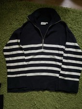 Damen Sweatshirt Pullover Reißverschluss Troyer Sweater Strick Kappahl neuw.