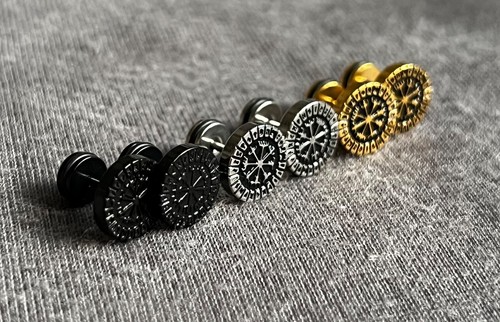 Ohrstecker vegvisir wikinger - ,