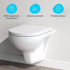 AM.PM Hänge-WC , D-Form