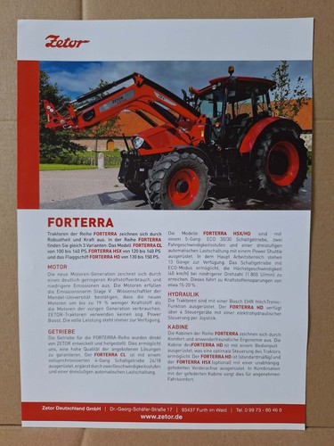 Zetor forterra prospekt - forterra,