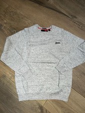 Superdry Cotton Pulli XL grau meliert L65 B52 neu ohne Etikett