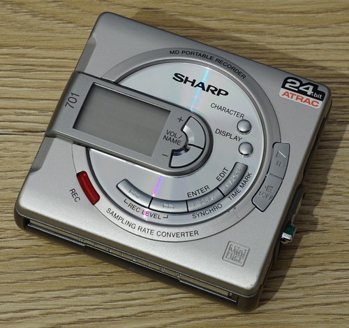 Sharp minidisc ms701h - sharp,