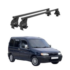 Menabo Dachträger Grundtäger für Citroen Berlingo 1996-2008 50kg Stahl Schwarz