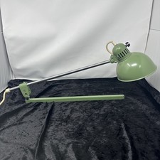 C682 Kaiser Idell Leuchte Klemmlampe Grün Vintage Funktionsfähig Keine Klemme