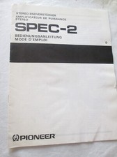 Original Pioneer SPEC-2