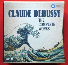 CLAUDE DEBUSSY - THE COMPLETE WORKS - BOX SET - 33 CD - Warner Classics - SEALED