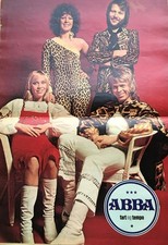 FART OG TEMPO MAGAZIN HEFT DÄNEMARK 1975 ABBA POSTER COMIC DÄNISCH LUCKY LUKE