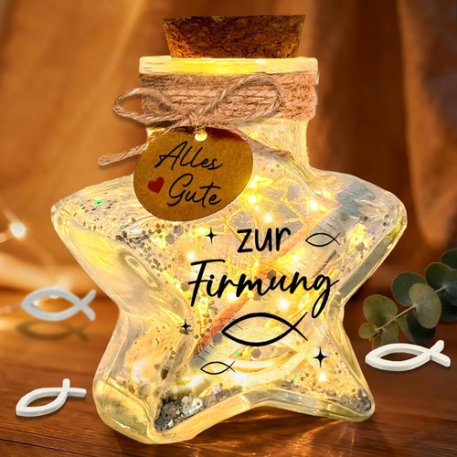 Firmungsgeschenk sternflasche - firmungsgeschenk,