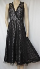 Laura Ashley Kleid 38 schwarz