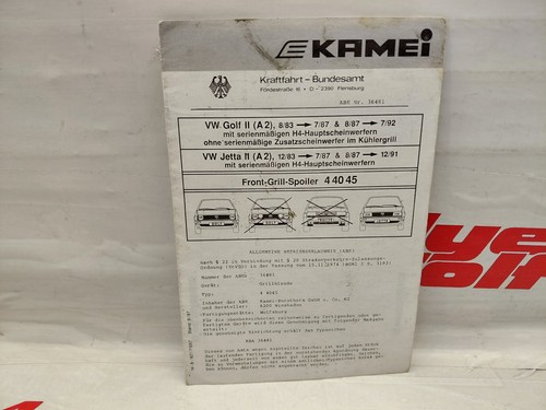 Abe betriebserlaubnis kamei - abe,