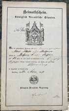 Heimatschein königlich - heimatschein,