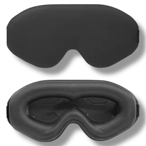Schlafmaske schwarz - 3d,