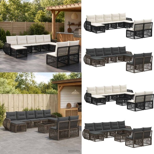 Gartensofa set poly - gartensofa-set, poly-rattan
