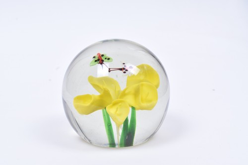 Vintage glas briefbeschwerer - vintage,