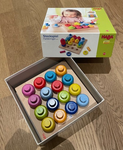Haba steckspiel farbkringel - haba, steckspiel: