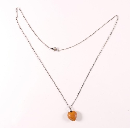 Kette mit anhänger - mit, silber