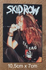 Alter Sticker Aufkleber Skid Row Sebastian Bach Hard-Rock Heavy-Metal