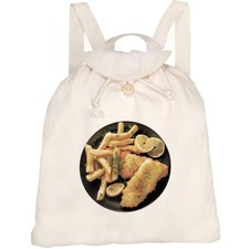 Canvas rucksack backpack - /,