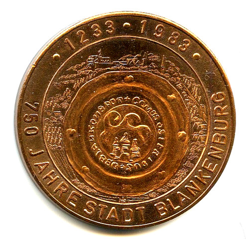 Kupfermedaille helmut könig - kupfermedaille,