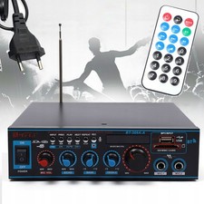 Hifi Verstärker,Stereo Verstärker,Mini Bluetooth Radio Audio Verstärker Receiver