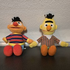 Ernie und Bert Sesamstraße 2002 Fisher Price Mattel Stofftier Plüschtier