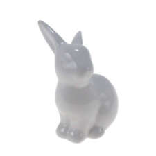 Hase sitzend Keramik weiß 10x7x6cm Osterhase Ostern Frühling Figur