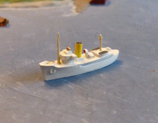 Wiking Metall Modell 231 a3 - 1:1250 Elbe Lotsendampfer 3 cm weiß