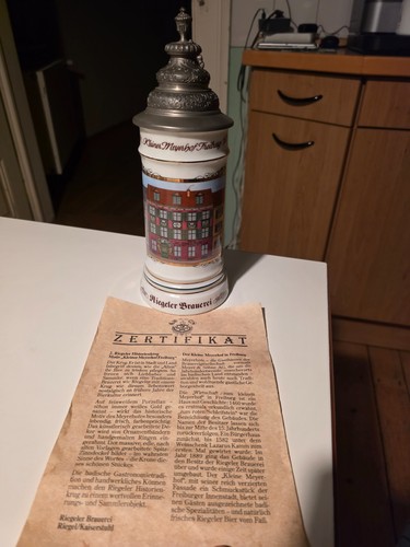 Riegeler bierkrug tonkrug - x,