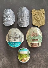 Alte Stocknagel Stockabzeichen 6 Stück Konvolut (Thüringen)