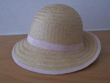 Sonnenhut, Strohhut, Sommerhut Mädchen Kinder 53 cm rosa Hut