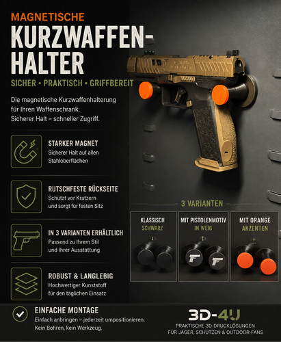 2er set kurzwaffenhalter für - 2er-set,
