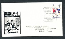 GB QEII 1966 England V Deutschland WM Finale Cover mit Wembley SHS
