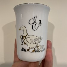 Royal Porzellan Bavaria KPM Becher Gans Ente Er Trinkbecher Zahnputzbecher 