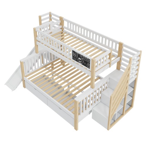 Etagenbett weiß 90x200 - weiß, cm