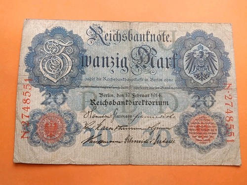 Reichsbanknote mark 21 - 20,
