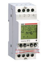 VEMER VE767700 MEMO BT2 Digitale Zeitschaltuhr 2 Kanäle DIN-Hutschiene per App