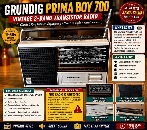 Grundig prima boy 700 - 📻🔥,