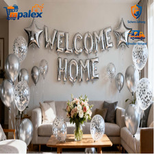 Willkommen Zuhause Deko Banner