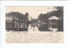 AK 30849,Postkarte, Woltersdorf,bei Erkner, Schleuse, Waladstorf ,1902