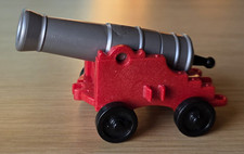 Playmobil Kanone Geschütz rot