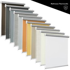 Thermo Verdunkelungsrollo Fensterrollo Klemmfix ohne Bohren viele Farben 