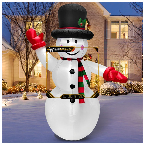 Aufblasbarer schneemann 8m - aufblasbarer,